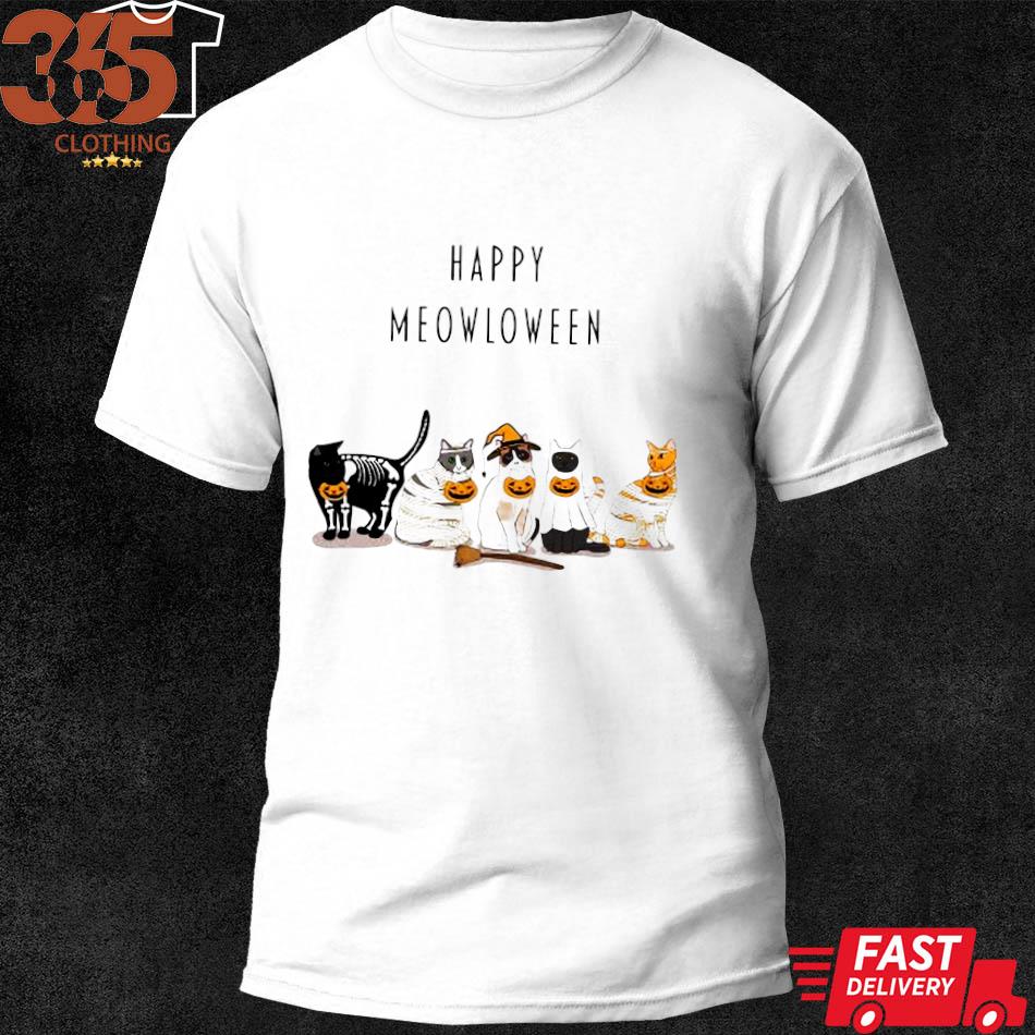 2022 happy meowloween cats Shirt