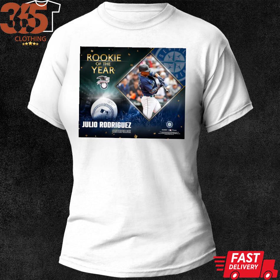 Julio Rodriguez MLB 2022 A.L. Rookie of the Year T-Shirts