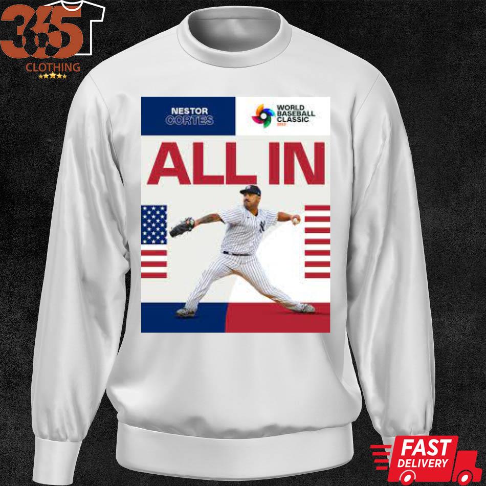 Original mLB Nestor Cortes is all in for team USA style magazine shirt,  hoodie, sweater, long sleeve and tank top