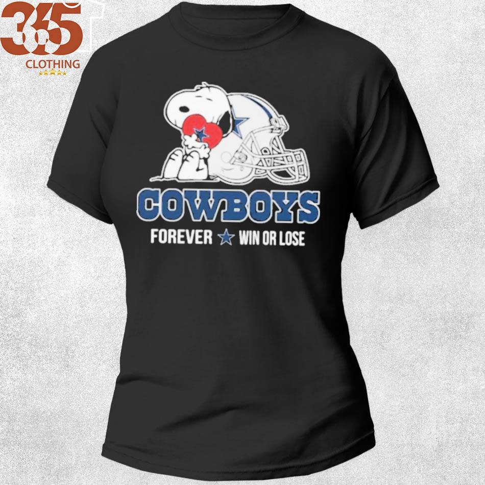 NFL The Peanuts Movie Snoopy Forever Win Or Lose Football New York Giants  Shirt