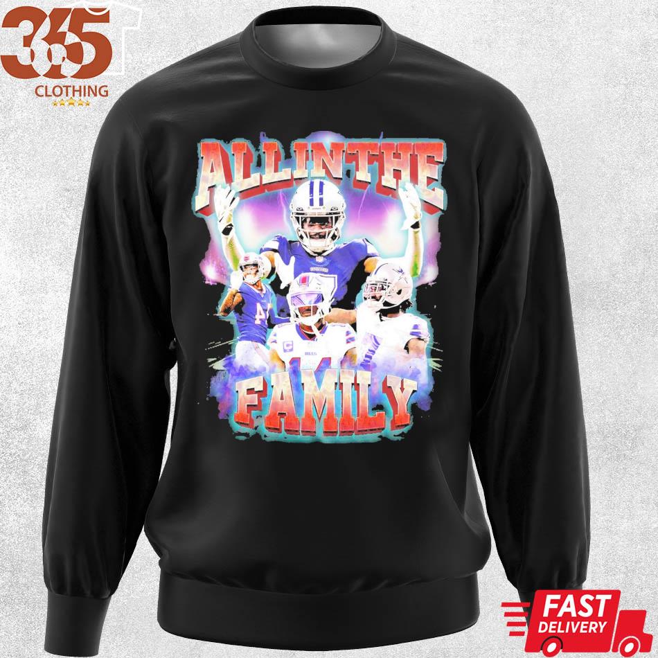 Stefon Diggs Trevon Diggs Allinthe family player football poster shirt,  hoodie, sweater, long sleeve and tank top