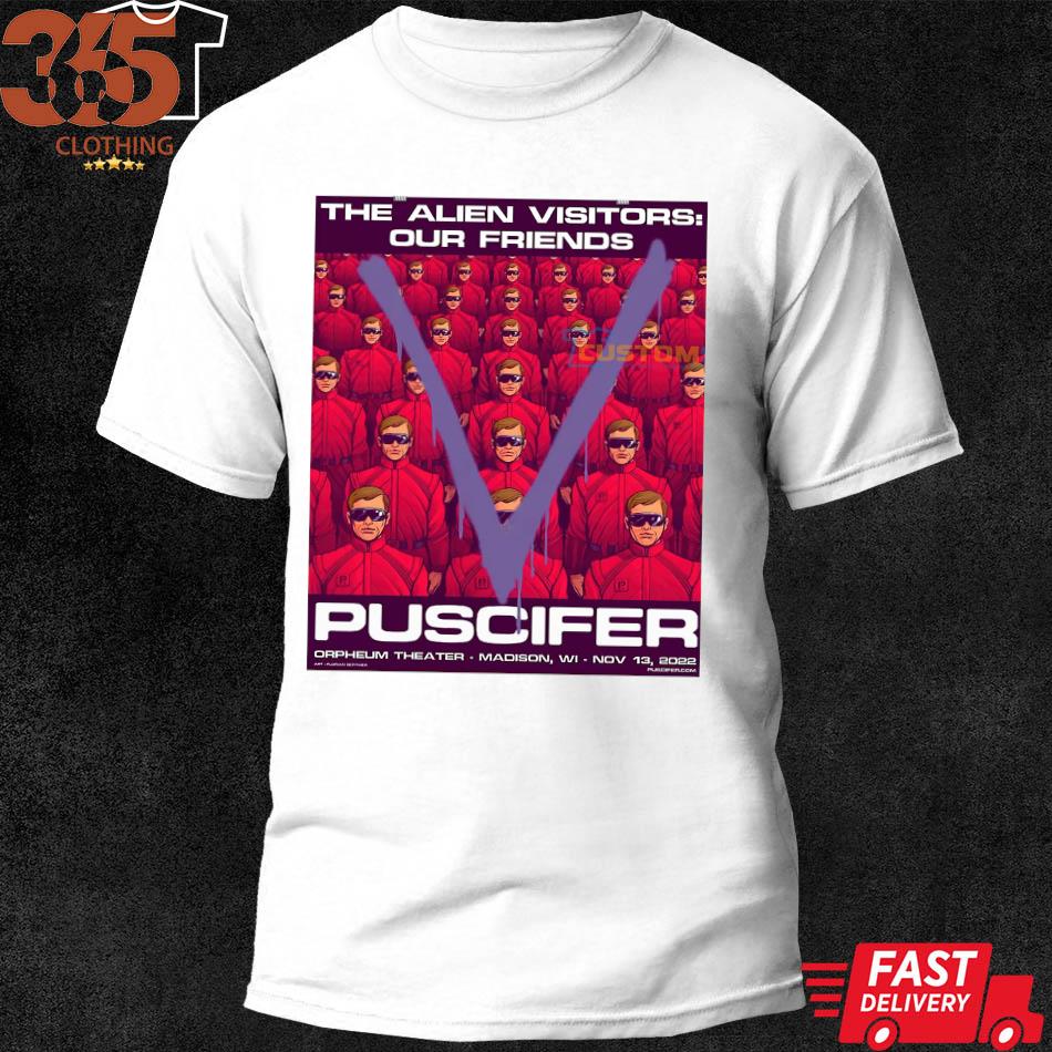Puscifer Madison WI, Nov 13th 2022, Orpheum Theater Poster shirt