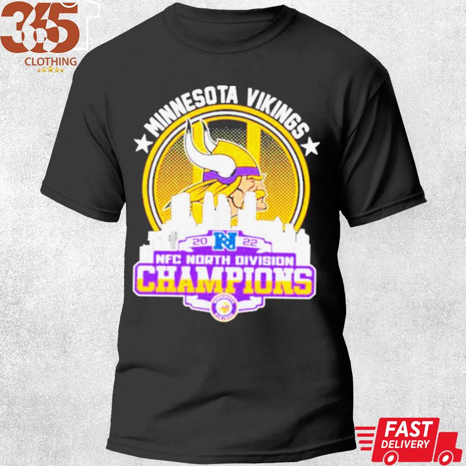 Nice minnesota Vikings 2022 NFC North Division matchup city skyline shirt,  hoodie, sweater, long sleeve and tank top