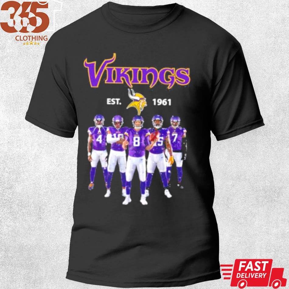 Nice minnesota Vikings Est 1961 champions 2022 shirt, hoodie, sweater, long  sleeve and tank top