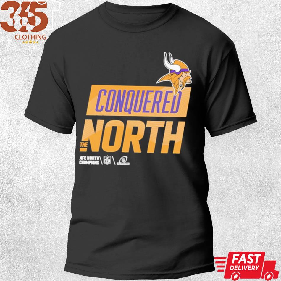 Official Minnesota vikings conquered north the NFC north champions