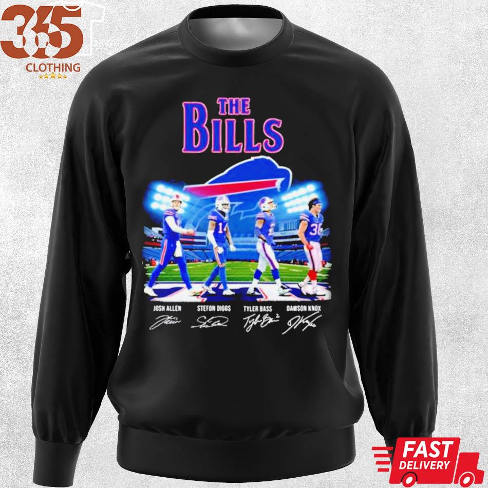 Buffalo Bills Abbey Road signatures shirt