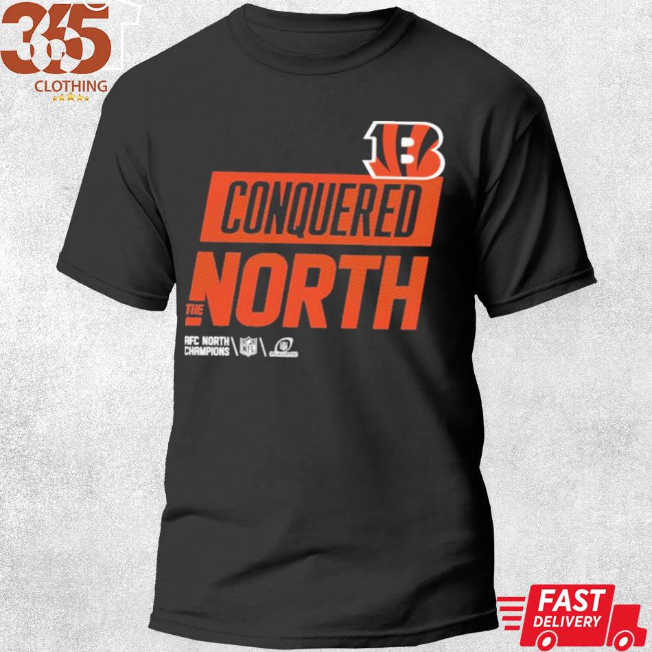Best conquered the north AFC north champions bengals shirt, hoodie