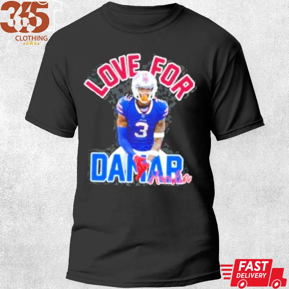 Love For 3 Shirt Pray For Damar Hamlin T-Shirt