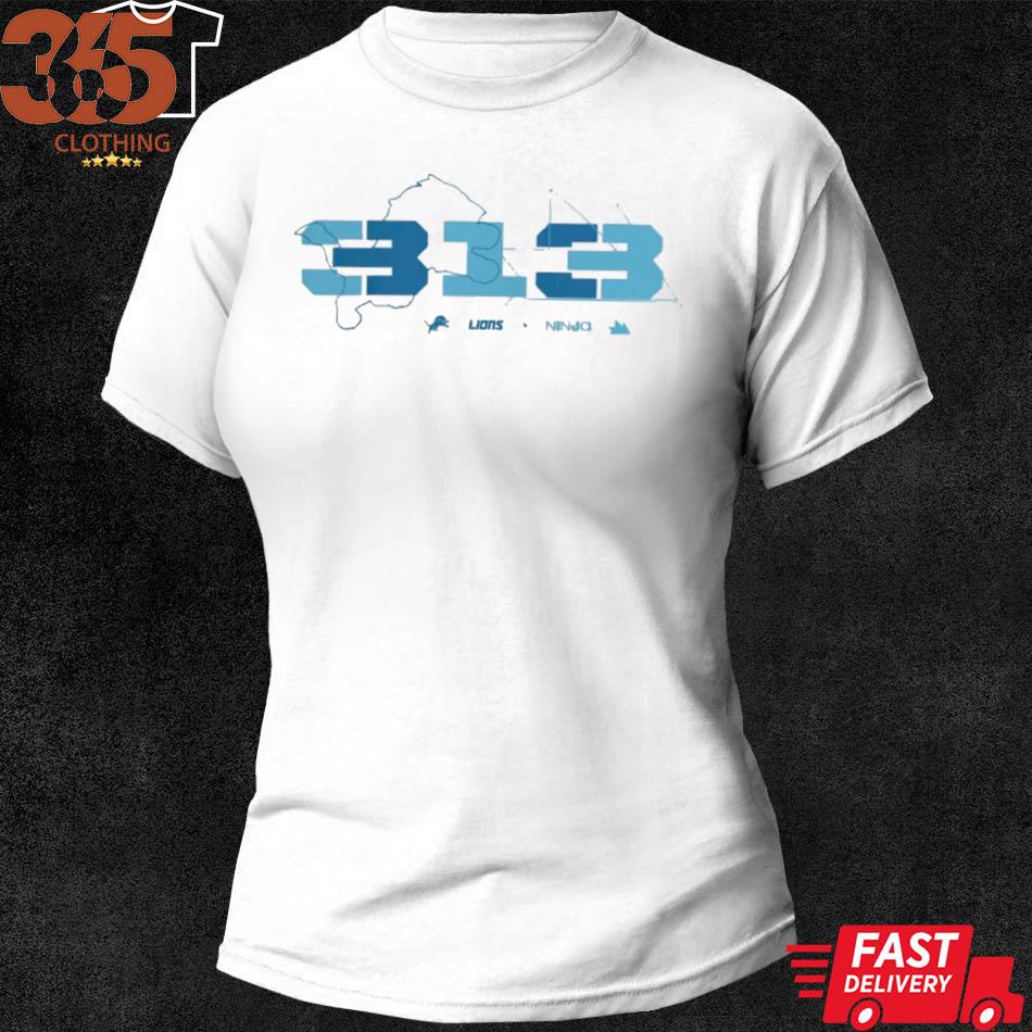 Detroit, Detroit 313 | T-shirts | Detroit Lions 313 Shirt