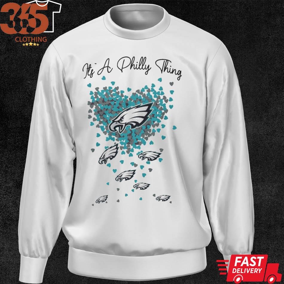 Best philadelphia Eagles it's a philly thing heart eagle peace thing shirt,  hoodie, sweater, long sleeve and tank top