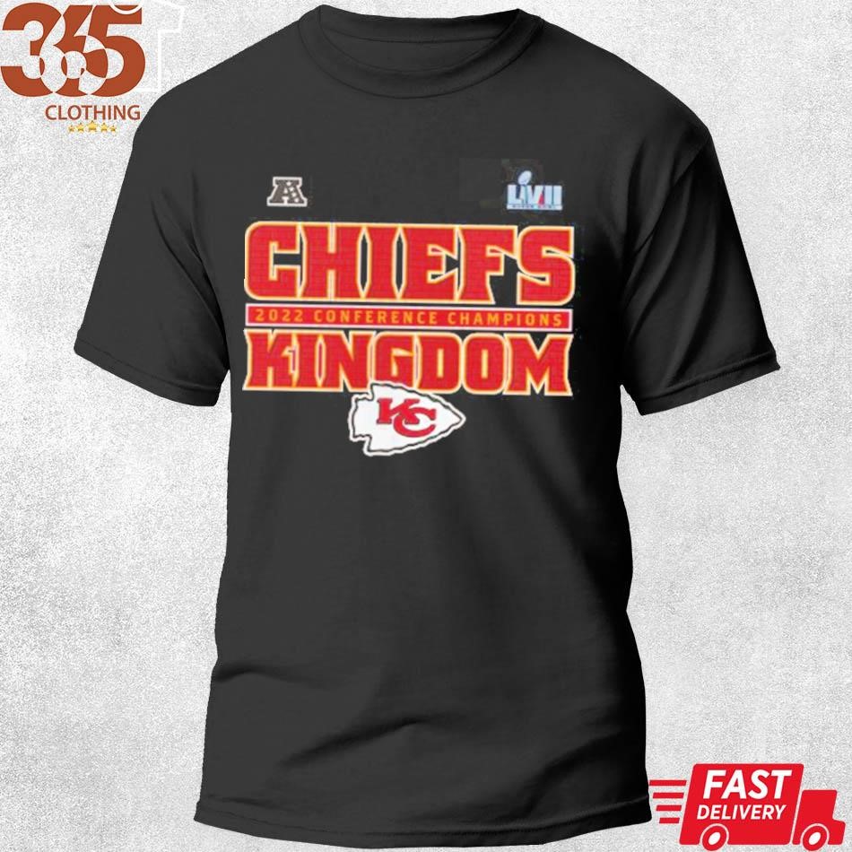 Official Kansas City Chiefs Majestic Threads 2022 Afc Champions High Tide T- shirt