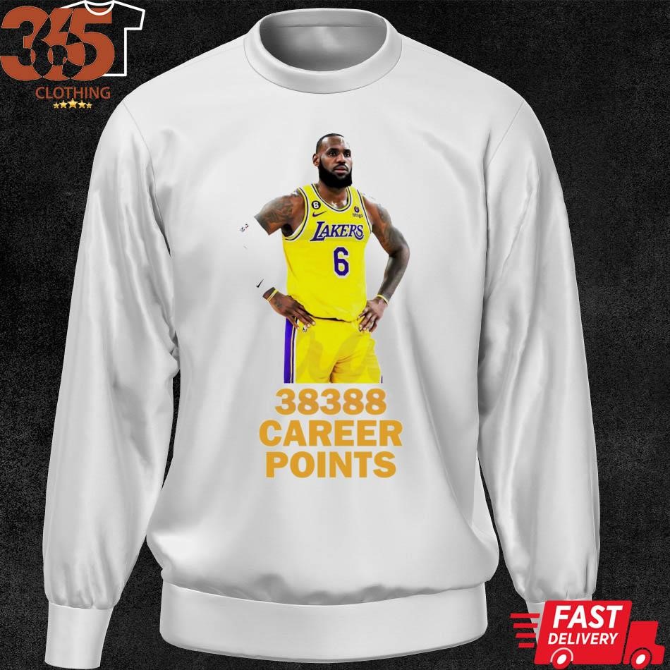 Lebron James Career Points Leader Los Angeles Basketball Shirt, hoodie,  sweater, long sleeve and tank top