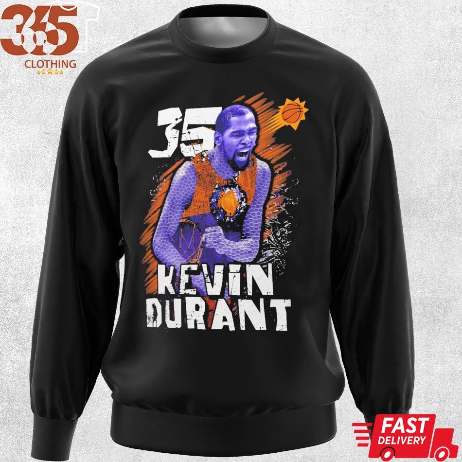 Men's Pro Standard Kevin Durant Cream Phoenix Suns Name & Number Pullover Hoodie Size: Large