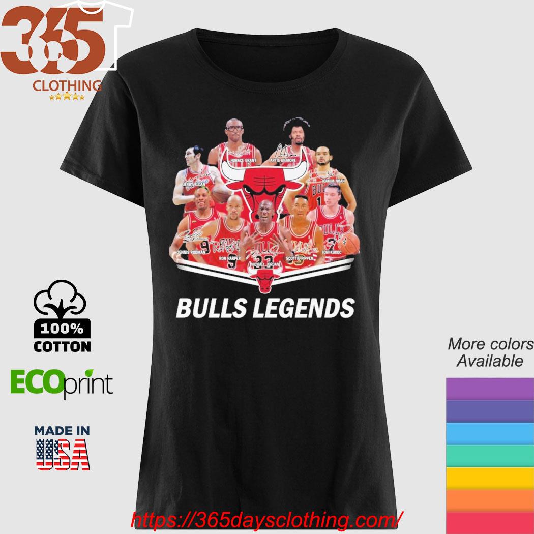 Chicago Bulls Legends signatures 2023 shirt, hoodie, sweater, long
