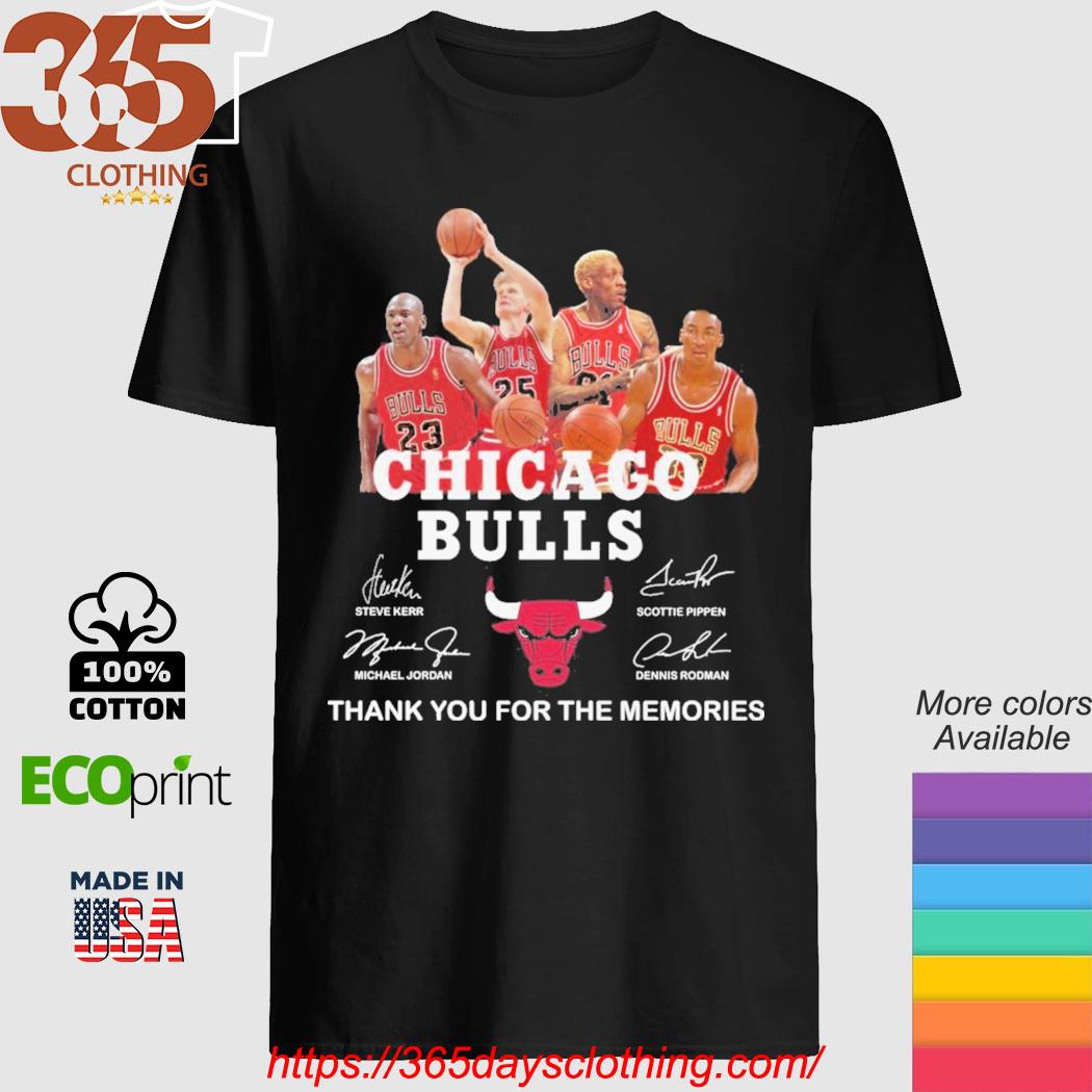 Chicago Bulls Thank You for the memories signatures 2023 shirt