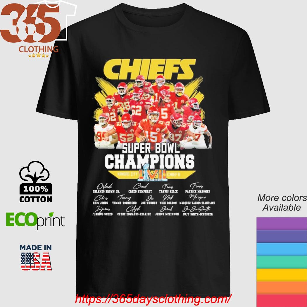 Chiefs Super Bowl Champions Kansas City Chiefs signatures shirt