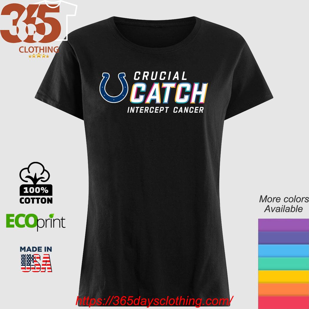 Indianapolis Colts Crucial Catch Intercept cancer 2023 shirt, hoodie,  sweater, long sleeve and tank top