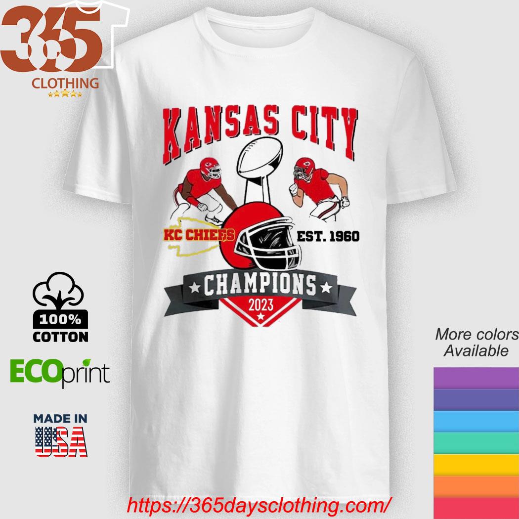 Kansas City Chiefs Est 1960 Champions 2023 shirt, hoodie, sweater, long  sleeve and tank top