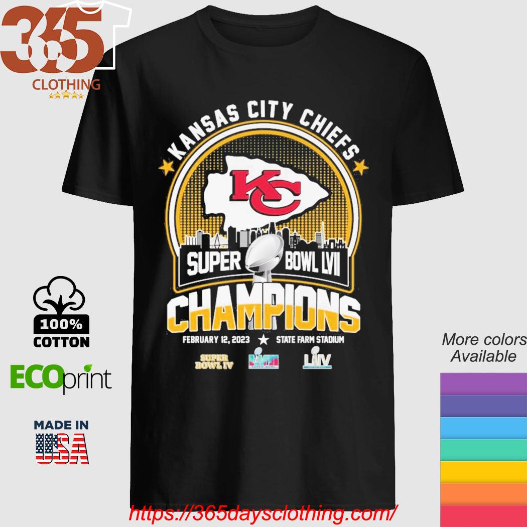 Kansas City Chiefs LVII Super Bowl Champions February 12, 2023 T