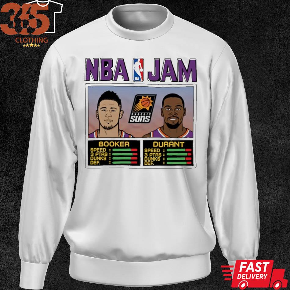 NBA Jam Phoenix Suns Kevin Durant and Devin Booker Shirt, hoodie, sweater,  long sleeve and tank top