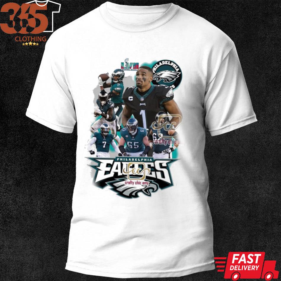 Nice jalen Hurts Philadelphia Eagles Super Bowl LVII 2023 shirt
