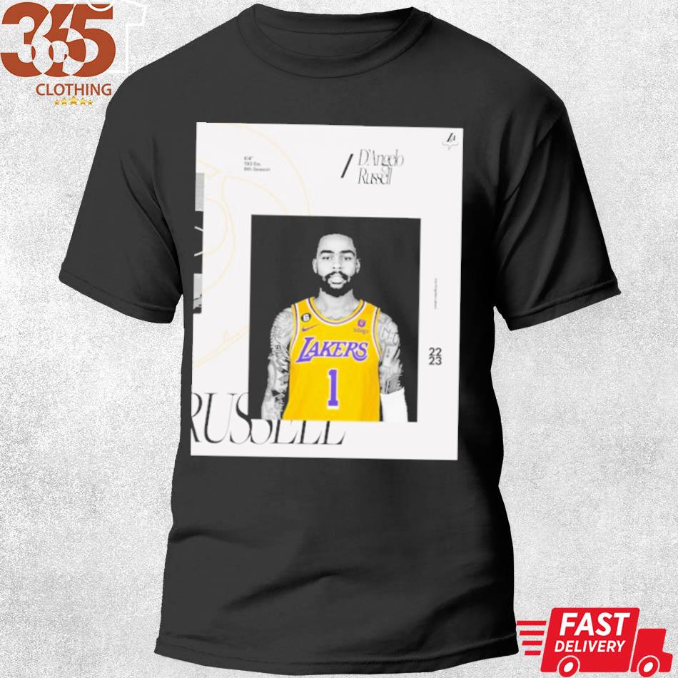 Lakers D'angelo Russell Los Angeles Lakers 2022-2023 shirt, hoodie