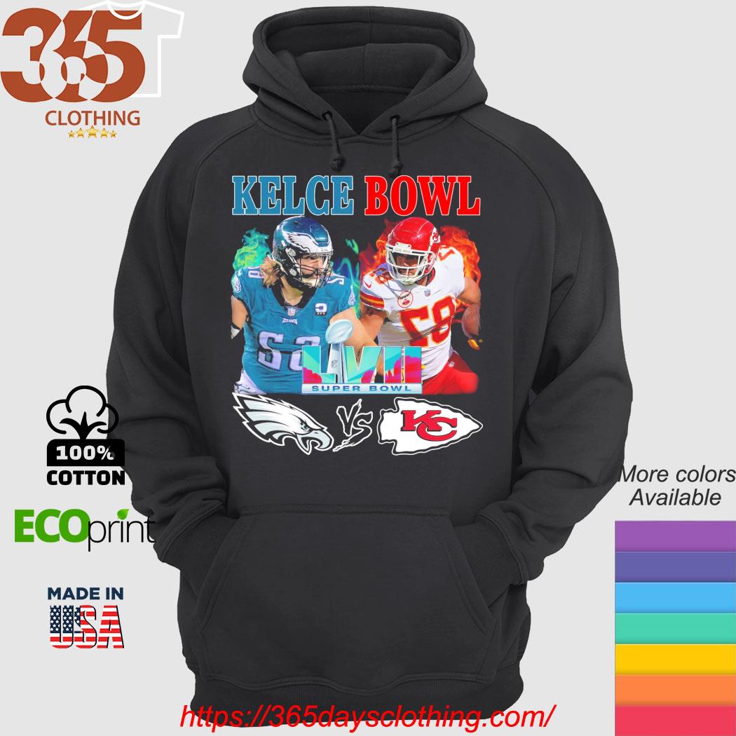 Official Travis Kelce and Jason Kelce Super Bowl LVII 2023 Shirt