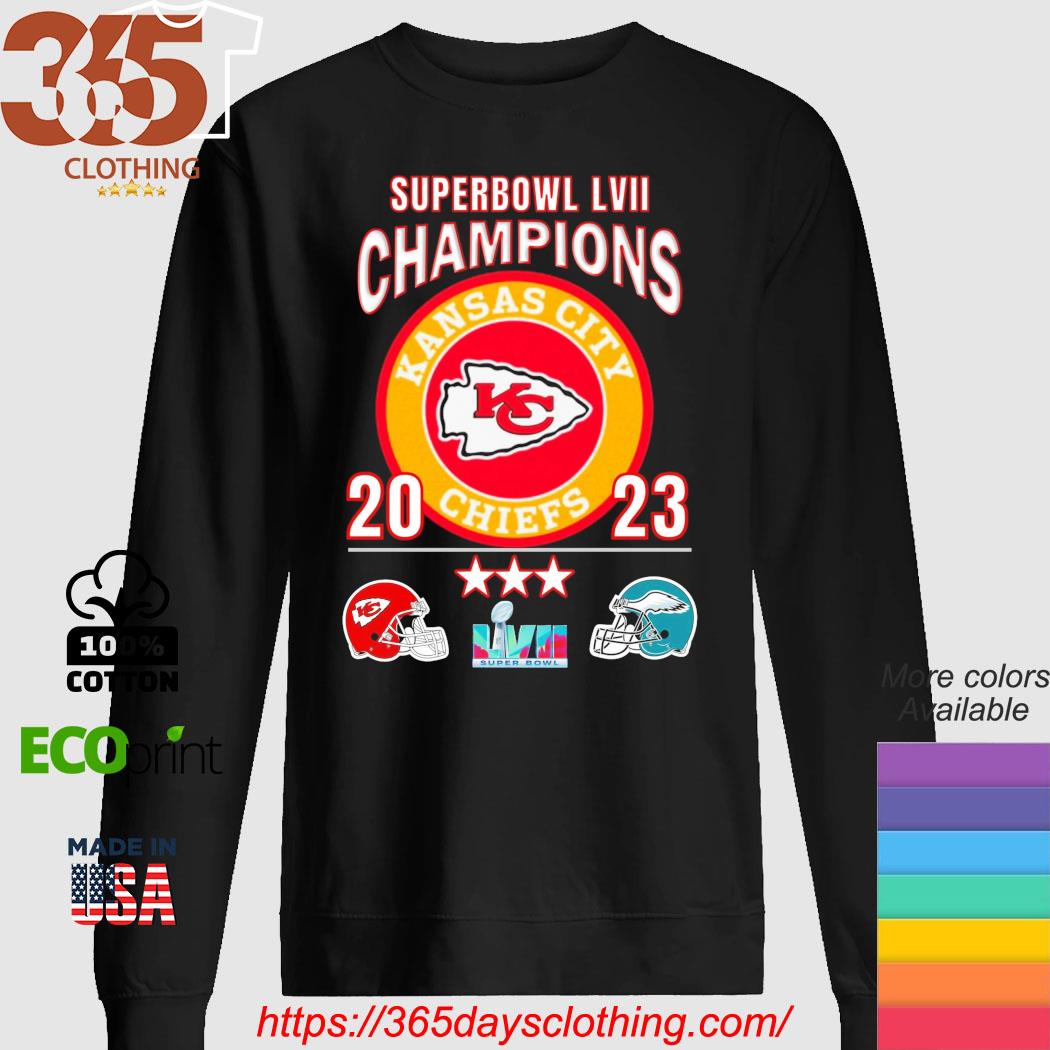 2023 Super Bowl LVII Champion T-Shirt, Chiefs vs Eagles NFL