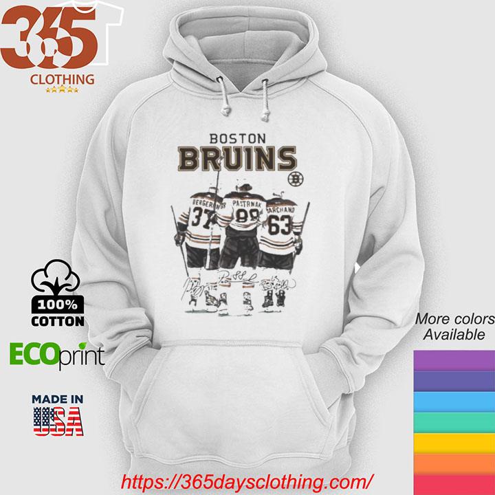 Boston Bruins Bergeron Marchand Pastrnak signatures 2023 shirt, hoodie,  sweater, long sleeve and tank top