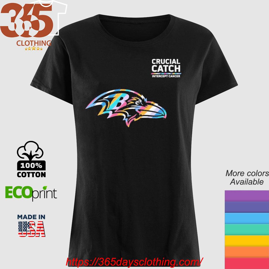 Crucial Catch Intercept Cancer Baltimore Ravens 2023 shirt, hoodie