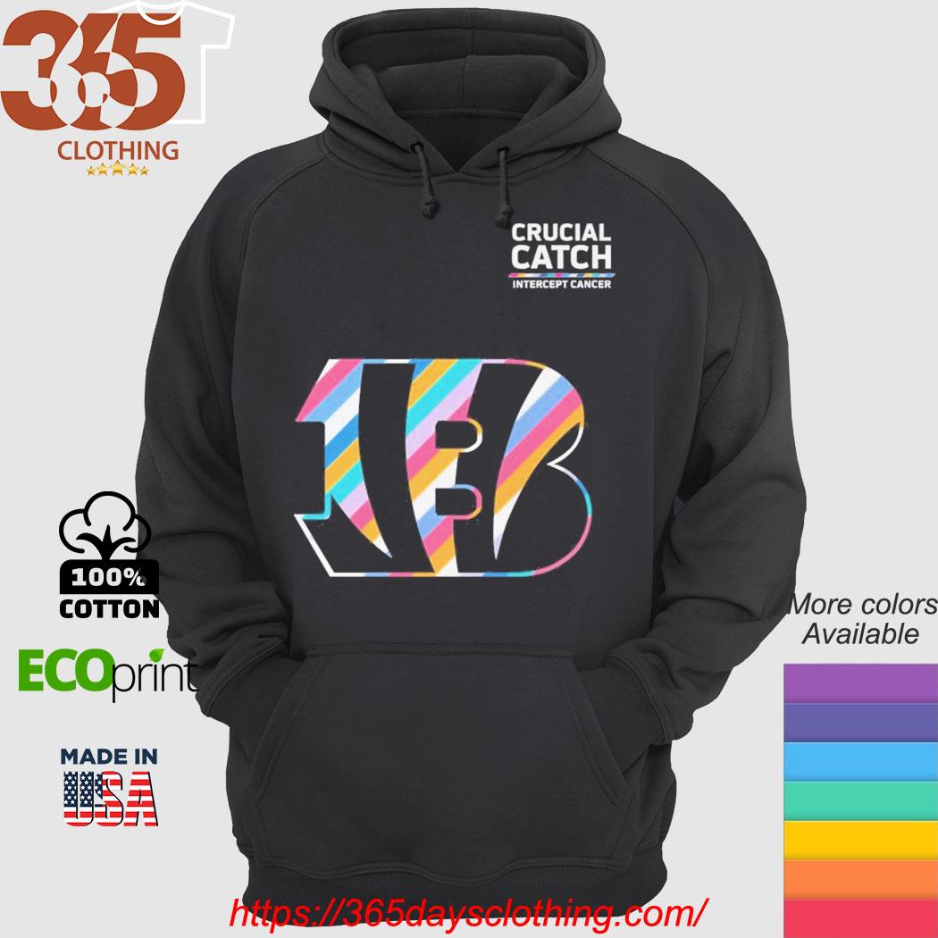 Crucial Catch Intercept Cancer Cincinnati Bengals 2023 shirt, hoodie,  sweater, long sleeve and tank top