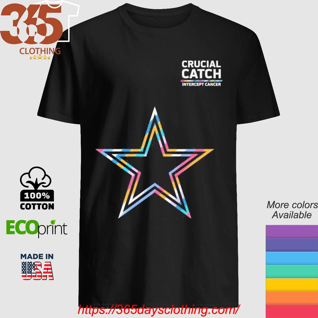 Crucial Catch Intercept Cancer Dallas Cowboys 2023 shirt, hoodie, sweater,  long sleeve and tank top