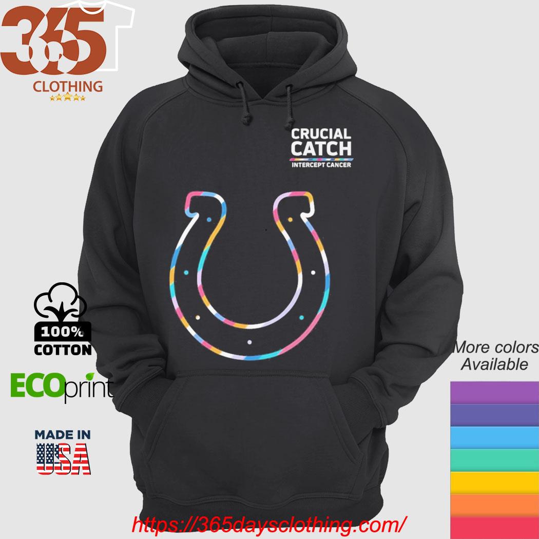 Indianapolis Colts Crucial Catch Intercept cancer 2023 shirt, hoodie,  sweater, long sleeve and tank top