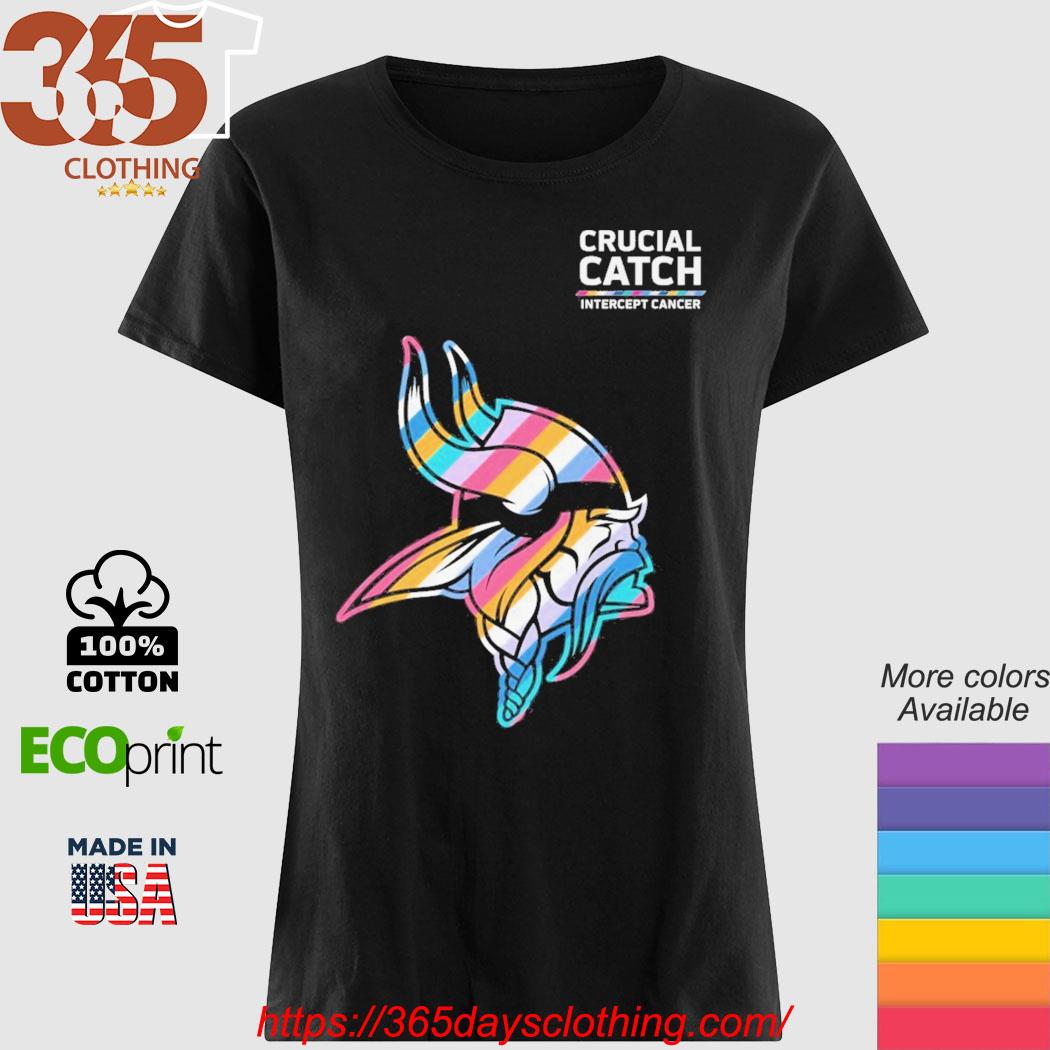 Crucial Catch Intercept Cancer Minnesota Vikings 2023 shirt