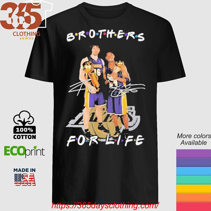 Los Lakers Brothers Signature For Life Shirt, hoodie, longsleeve,  sweatshirt, v-neck tee