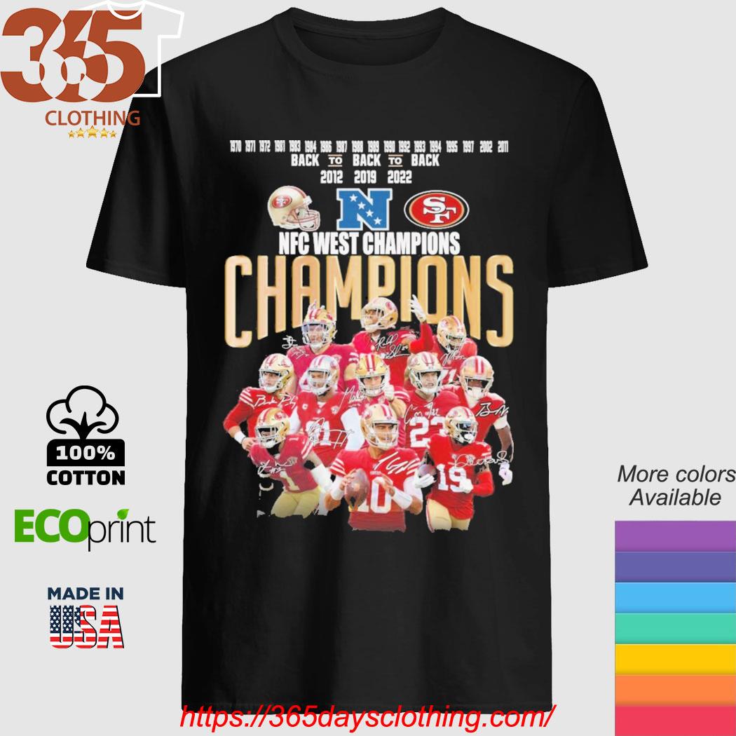 49ers nfc west shirts