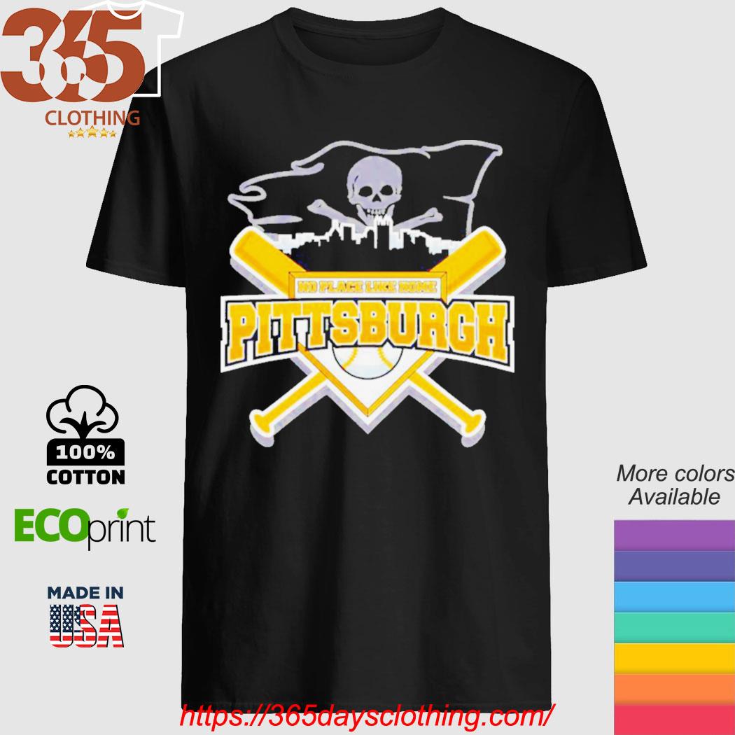 Skeleton Pittsburgh Pirates Baseball Shirt