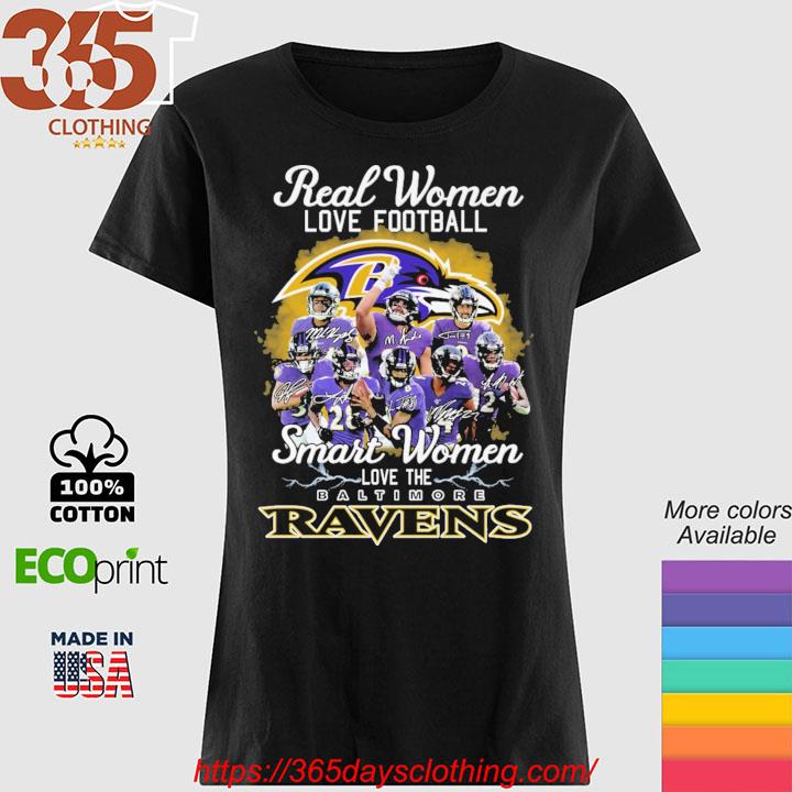 Real women love football smart women love the Baltimore Ravens heart logo  shirt, hoodie, sweater, long sleeve and tank top