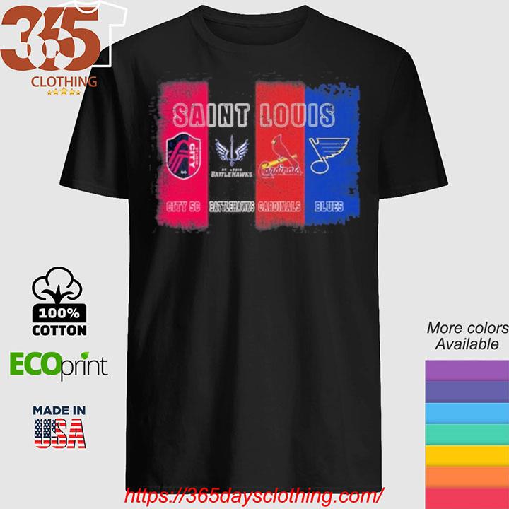 St louis city sc st louis cardinals st louis blues logo T-shirts, hoodie,  sweater, long sleeve and tank top