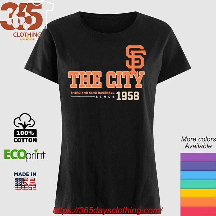 San Francisco Giants Baseball T-shirt Established 1958 