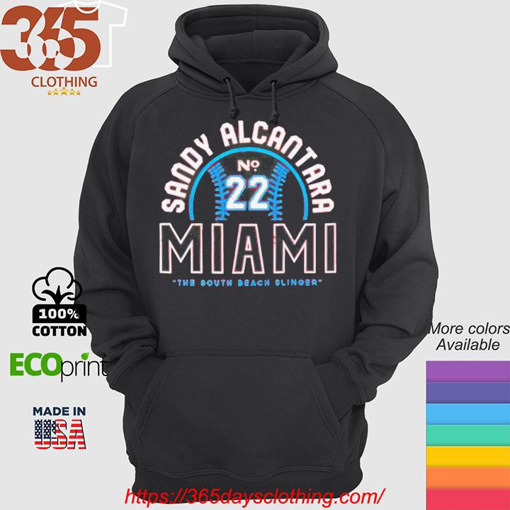 Sandy Alcantara Miami The South Beach Slinger Shirt - Yesweli