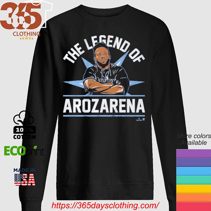 The legend of randy arozarena shirt, hoodie, sweater, long sleeve and tank  top