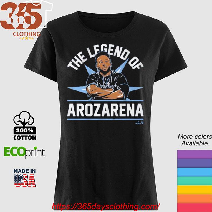 The legend of randy arozarena shirt, hoodie, sweater, long sleeve and tank  top