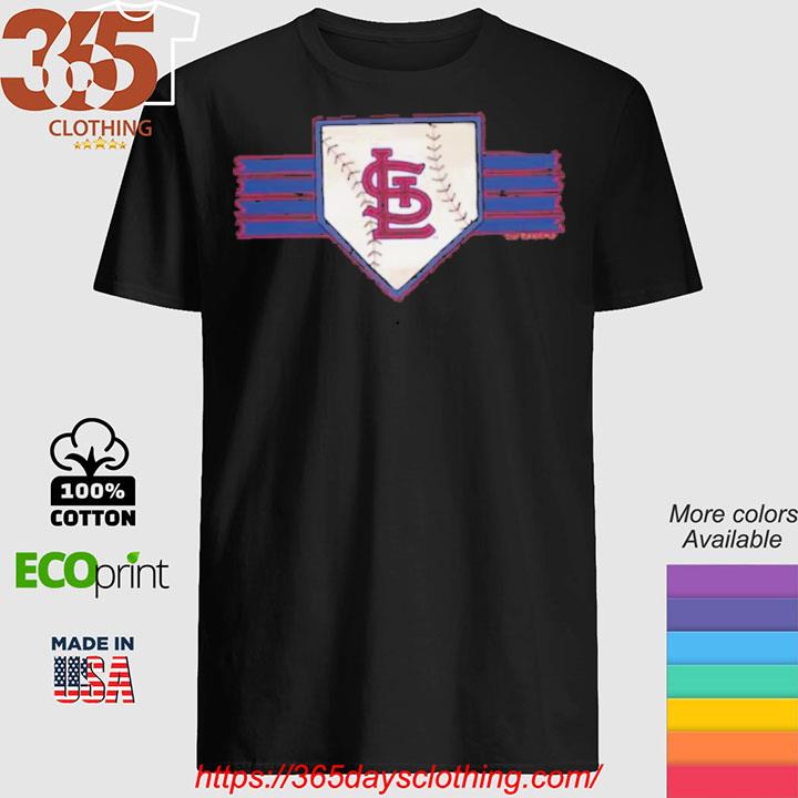 Tiny Turnip St Louis Cardinals Infant Red Base Stripe shirt, hoodie,  sweater, long sleeve and tank top