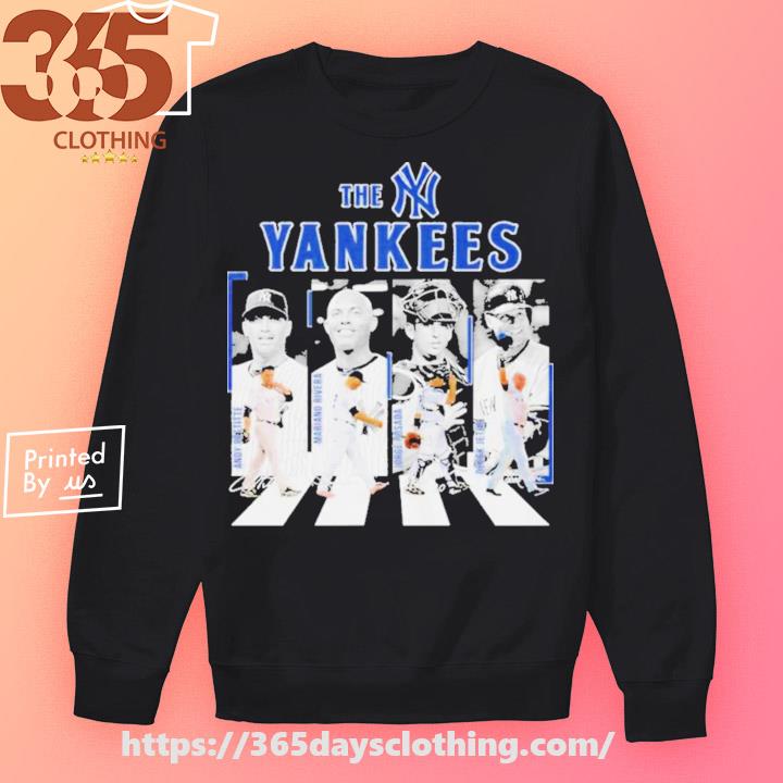 New York Yankees Andy Pettitte Mariano Rivera Derek Jeter And Jorge Posada  Signatures Shirt, hoodie, sweater, long sleeve and tank top