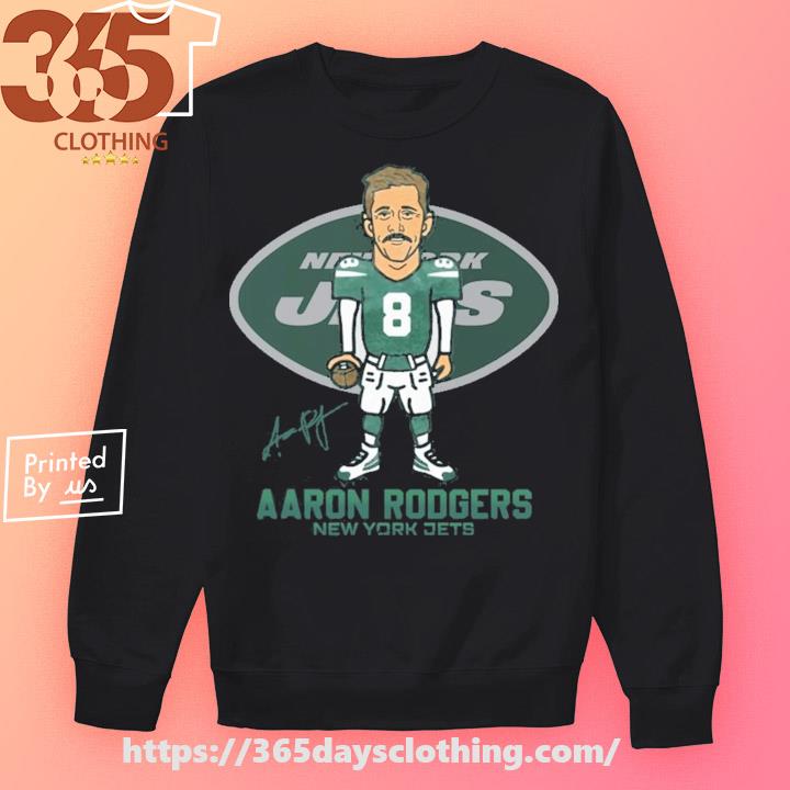 Aaron Rodgers New York Jets signature shirt, hoodie, sweater, long