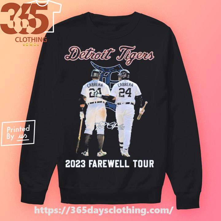 Detroit Tigers 2023 Farewell tour Signature Shirt, hoodie, sweater