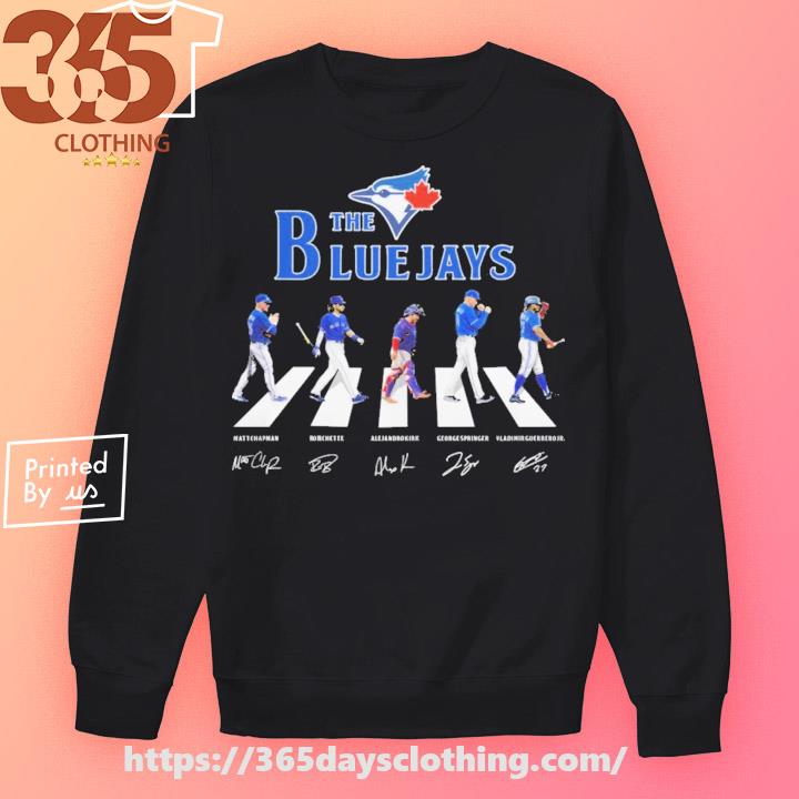Official the Blue Jays Five Players Abbey road 2023 signatures