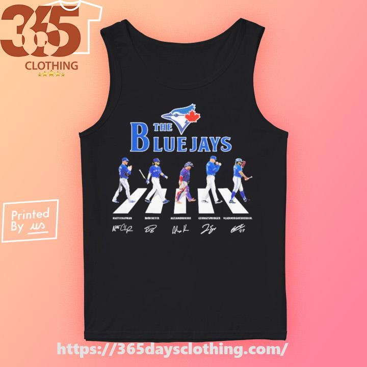 Official the Blue Jays Five Players Abbey road 2023 signatures shirt,  hoodie, sweater, long sleeve and tank top