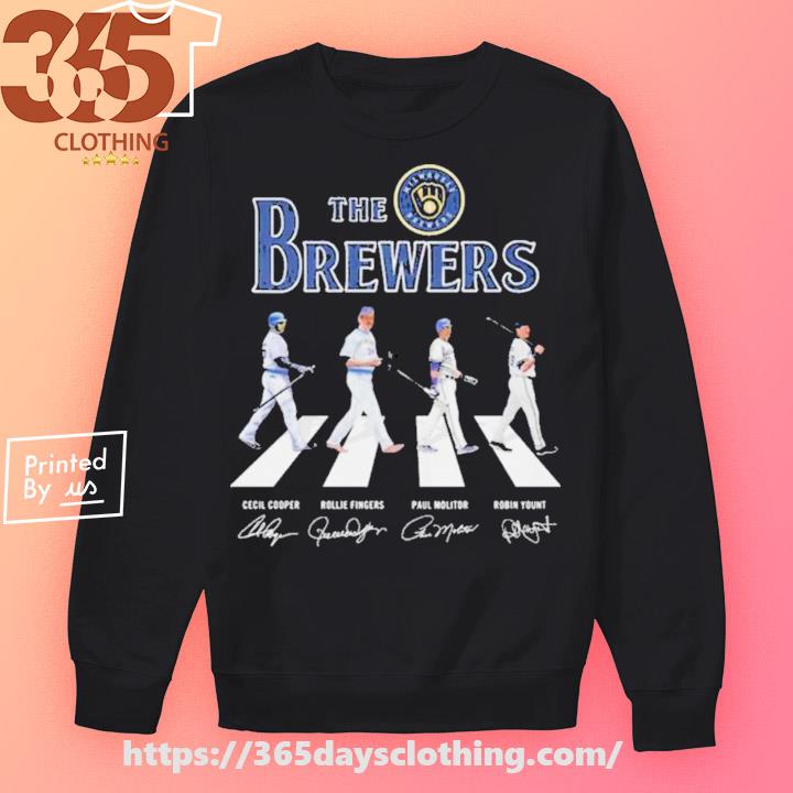 The Milwaukee Brewers Baseball 2023 Abbey Road Signatures shirt
